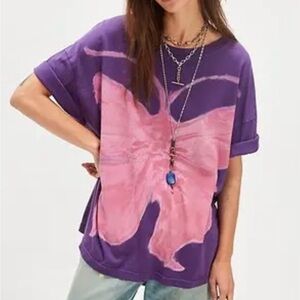 NWT Ragabond Swan Gossip Painted T Shirt